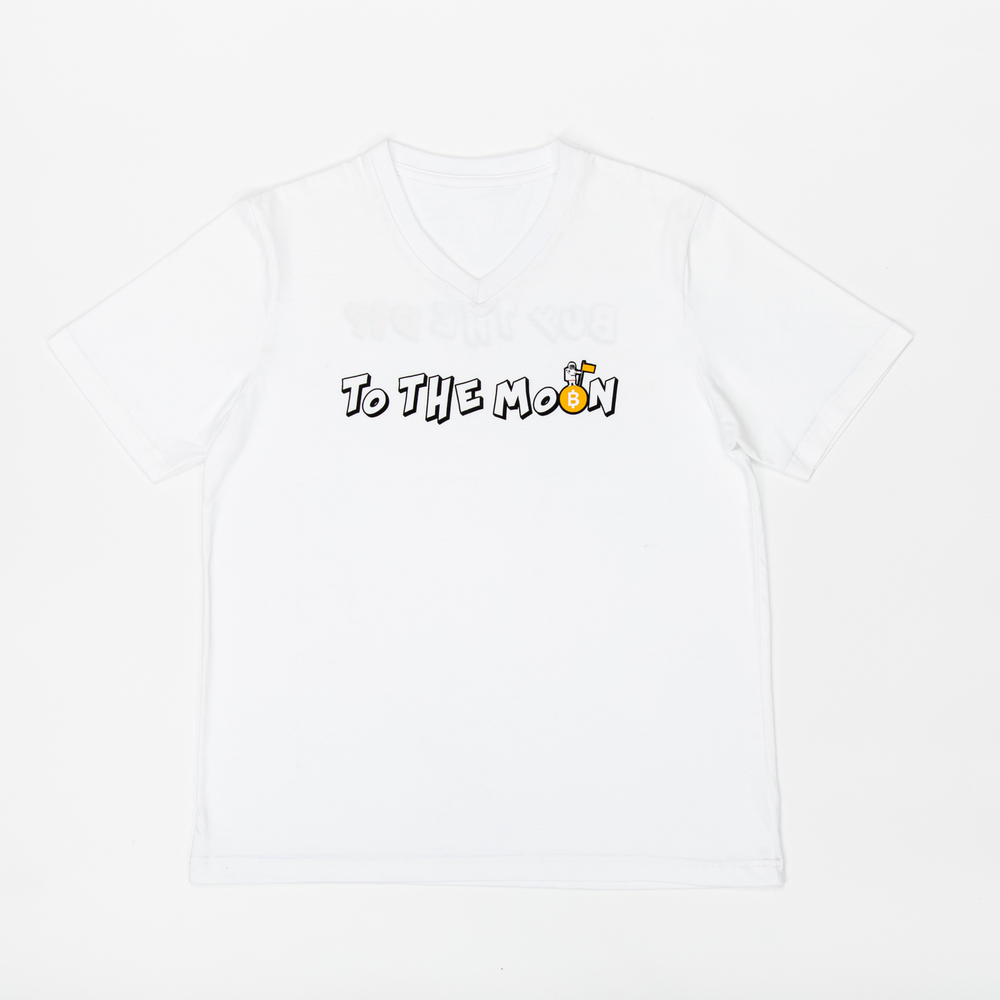 To the moon t-shirt (white)