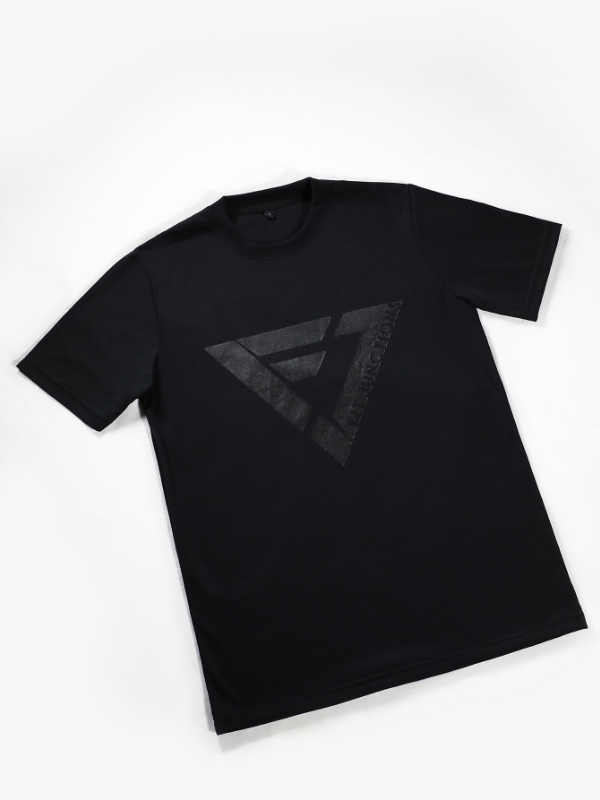 T-Shirt with logo screen Black