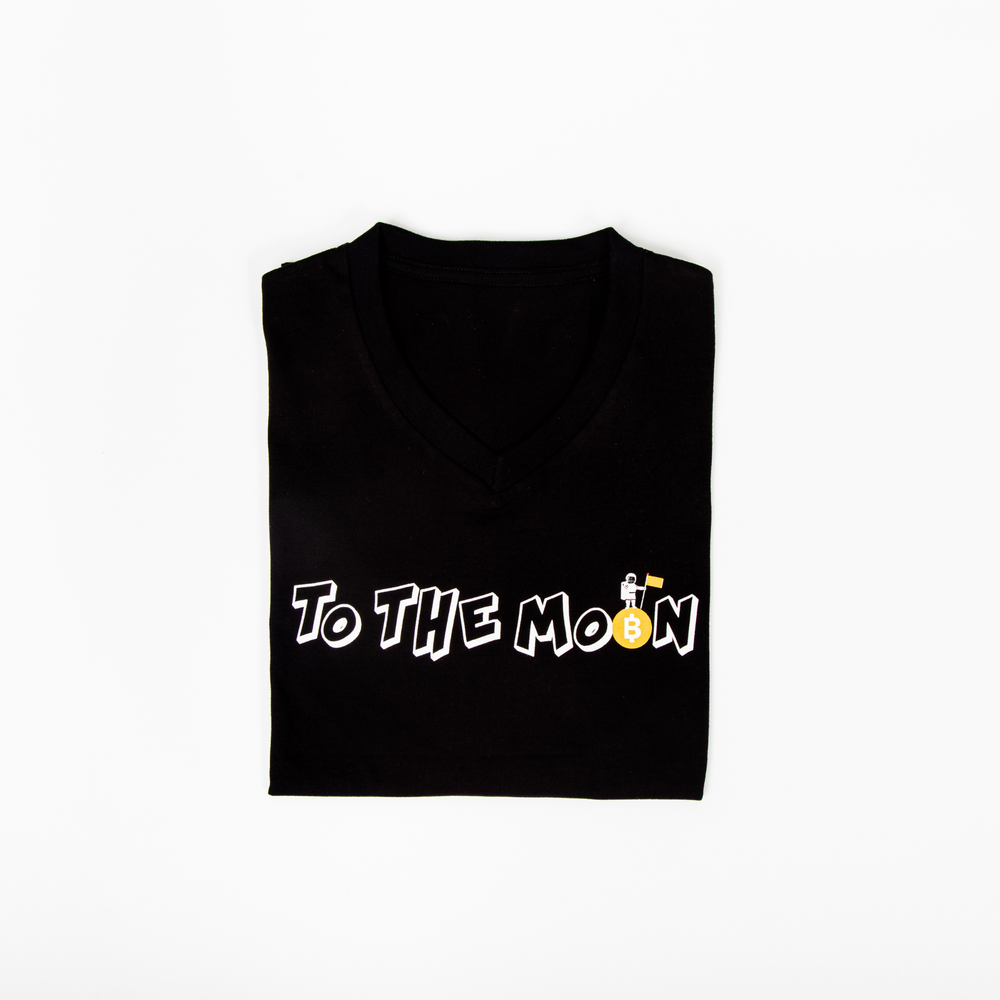 To the moon t-shirt (black)