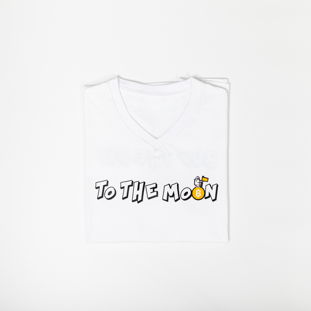 To the moon t-shirt (white)