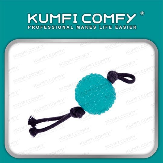 Kumfi Comfy - Ball on Rope Chew ของเล่นสุนัขทรงลูกบอลผูกเชือก